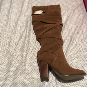 Shoe dazzle heeled boots